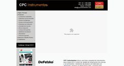 Desktop Screenshot of cpcinstrumentos.com