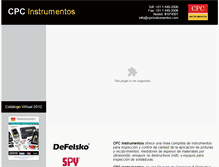 Tablet Screenshot of cpcinstrumentos.com